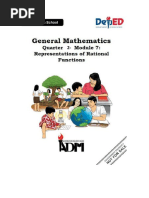 Quarter 2 - January 6 - Module 7 - Representations of Rational Functions