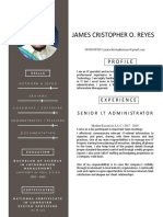 James Cristopher O. Reyes: Profile