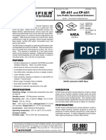 SD-651 CP-651: Low-Profile Conventional Detectors