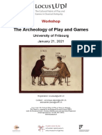 The Archeology of Play and Games: Workshop