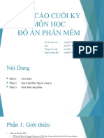 BÁO CÁO CUỐI KỲ MÔN HỌC