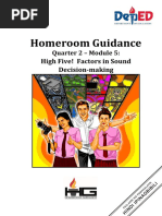 Homeroom Guidance: High Five! Factors in Sound Decision-Making