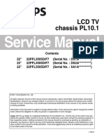 Service Manual: LCD TV Chassis PL10.1