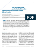 A Carrier-Based PWM Strategy Providing Neutral-Point Voltage Oscillation Elimination For Multi-Phase Neutral Point Clamped 3-Level Inverter