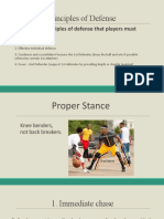 BasketBallPrinciples of Defense Example