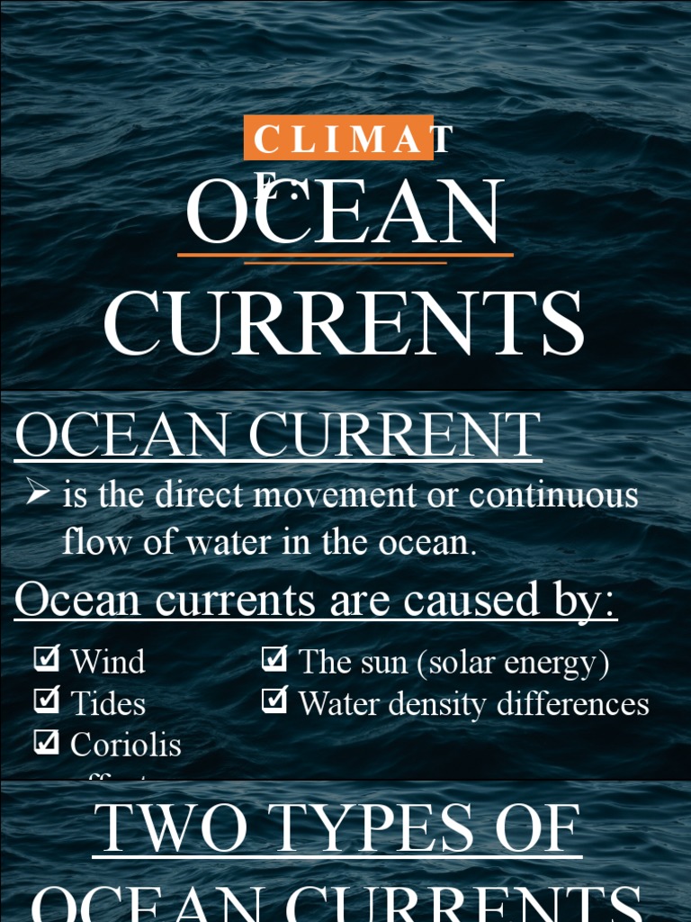 Ocean Currents and Climate Impact | PDF | Social Science | Travel
