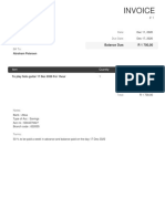 Invoice # 1 PDF