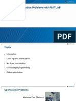 Master Class Solving Optimization Problems With Matlab