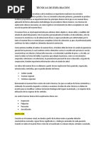 RESUMEN TECNICAS DE EXPLORACION