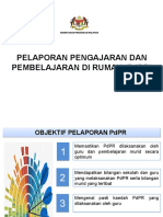 Pelaporan Pengajaran Dan Pembelajaran Di Rumah (PDPR)