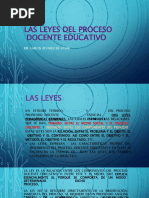 Las Leyes Del Proceso Docente Educativo: Dr. Carlos Álvarez de Zayas