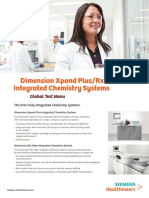 Dimension Xpand Plus/Rxl Max Integrated Chemistry Systems: Global Test Menu