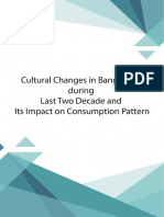 Cultural Changes in Bangladesh and Its Effect On Consumption