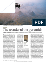 The Wonder of The Pyramids: Andrew Robinson Enjoys A Volume Rounding Up Research On The Complex at Giza, Egypt