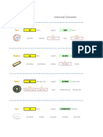 Universal Converter: To From