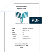 Laporan Akhir Praktikum Mekanika Fluida Muhammad Rizal Cemang 201921013 PDF