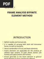 FRAME ANALYSIS BYFINITE ELEMENT (2)