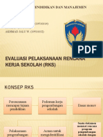 Evaluasi Pelaksanaan Rencana Kerja Sekolah (RKS)