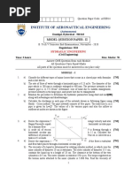 Institute of Aeronautical Engineering: Hall Ticket No Question Paper Code: ACEB14