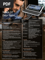 Smartphone "Nokia E7" Datasheet