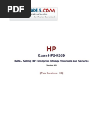 Exam HP5-K05D: Delta - Selling HP Enterprise Storage Solutions and Services