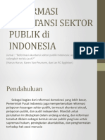 REFORMASI AKUNTANSI SEKTOR PUBLIK Di INDONESIA