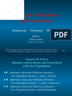 Statistics For Business and Economics: Anderson Sweeney Williams