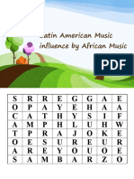 Latin American Music Influence by African Music