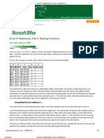 Excel IF Statements, Part II - Nesting Functions