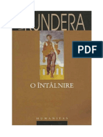 Milan Kundera - O Întâlnire