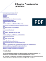 Inspection and Cleaning Procedures For Fiber Optic Connections