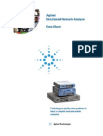 Agilent Distributed Network Analyzer Data Sheet