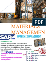 Materials Management in SAP