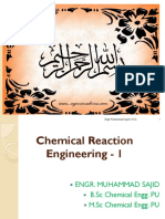 Rate of Reaction and Types of Reactors PDF