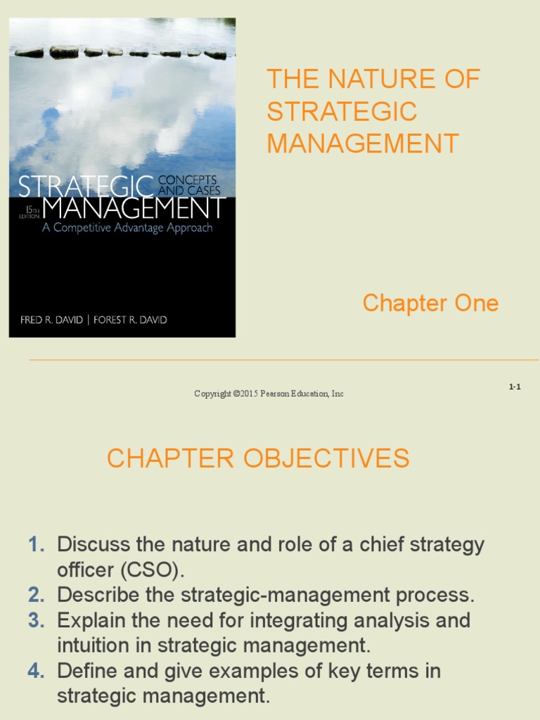 The Nature of Strategic Management: Chapter One | PDF | Strategic ...