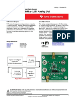 Microcontroller PWM To 12bit Analog Out: TI Precision Designs: Verified Design