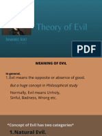 Immanuel Kant's Theory of Evil