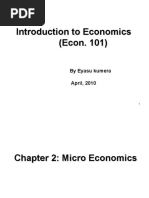 Introduction To Economics (Econ. 101)