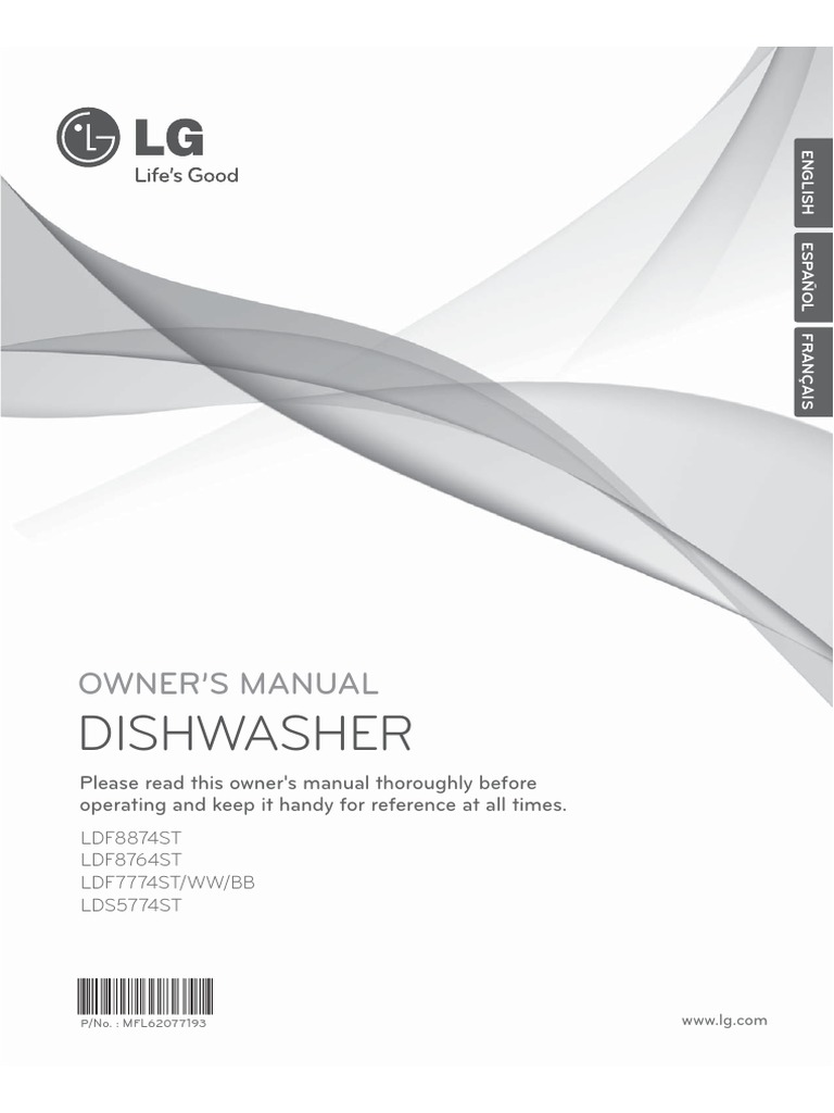 Dishwasher Owner'S Manual PDF Dishwasher Safety