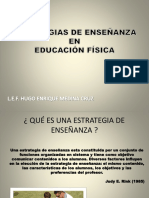 ESTRATEGIAS DE ENSEÑANZA EN EDUCACIÓN FÍSICA