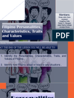 Filipino Personality Characteristics Traits and Values PDF