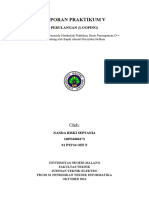 Laporan Praktikum V Perulangan Looping