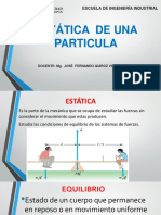 ESTATICA DE UNA PARTICULA