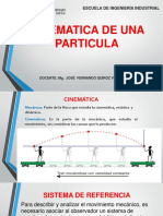 CINEMATICA DE UNA PARTICULA