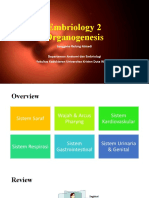 Embriology 2 Organogenesis