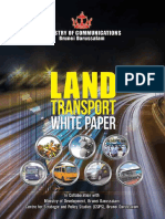 Land Transport White Paper For Brunei Darussalam - FINAL VERSION