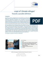 The Concept of 'Climate Refugee': Towards A Possible Definition