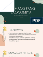 DY - Gawain - Sistemang Pang-Ekonomiya PDF