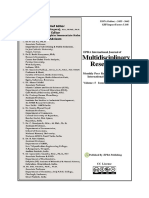 Multidisciplinary Research: EPRA International Journal of