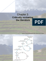 Critically Reviewing The Literature